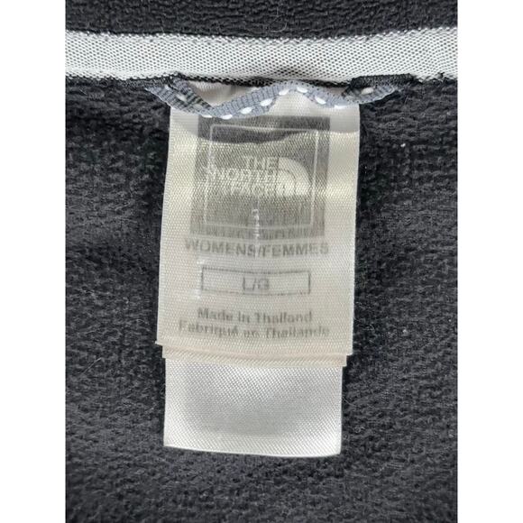 The‎ North Face Jacket Women's Large Black TKA 100 Light Fleece 1/4 Zip Outdoors - Picture 2 of 9